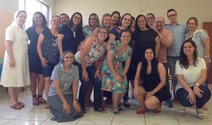 Professores posam pra foto